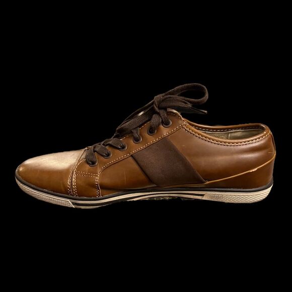 Unlisted by Kenneth Cole Men's Crown Brown Lace Up Sneaker Mens Size 9 MED - Picture 9 of 10